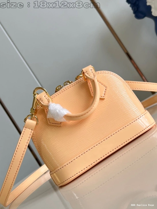 Aaa replica bags Nano Alma-18*12*8cm VUITTON LOUIS 0806